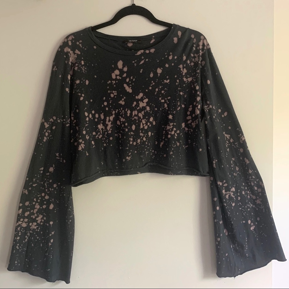 Zara TRF Tie-Dye Top